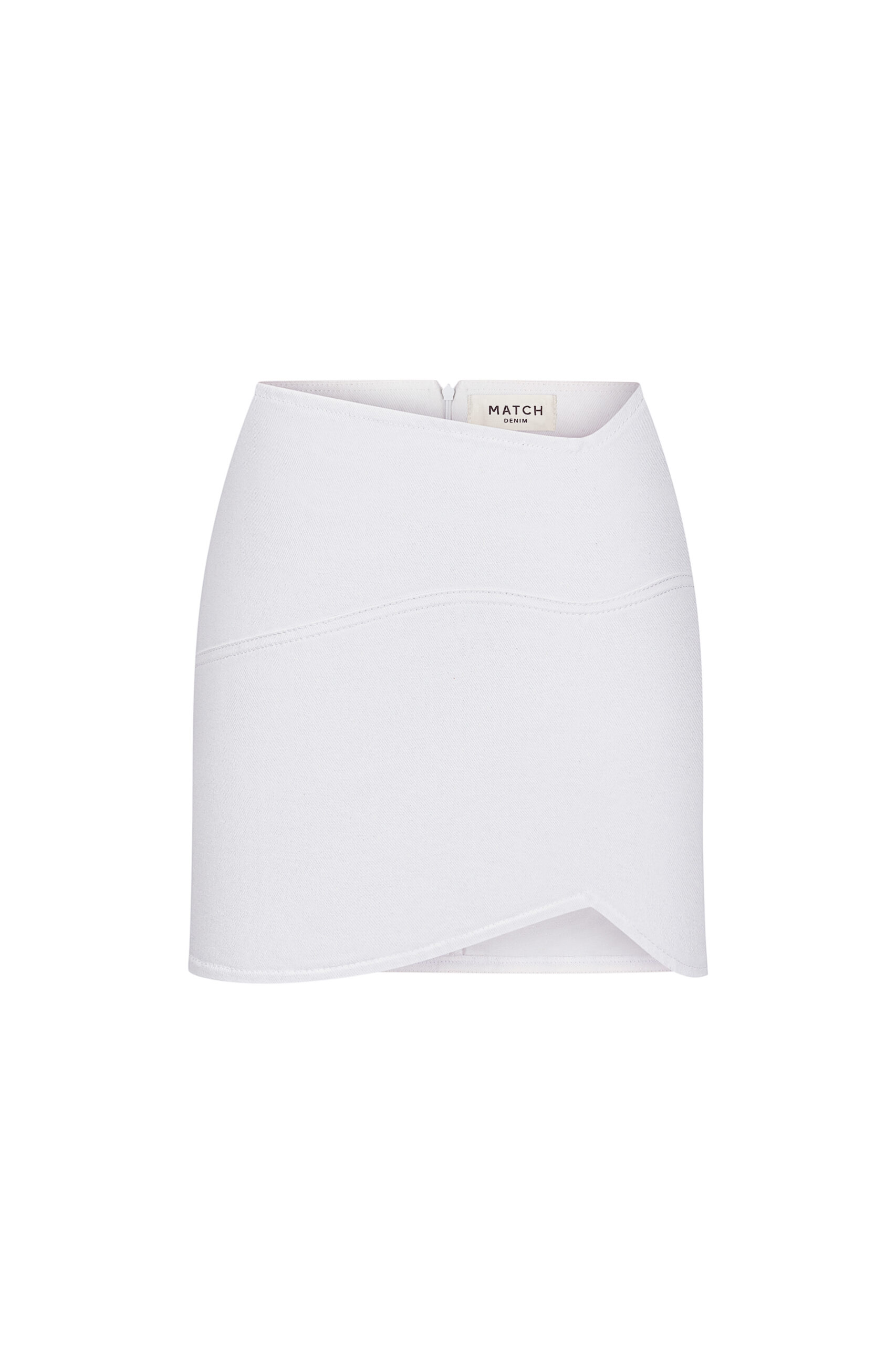 Спідниця MATCH DENIM White Mini - Зображення 3