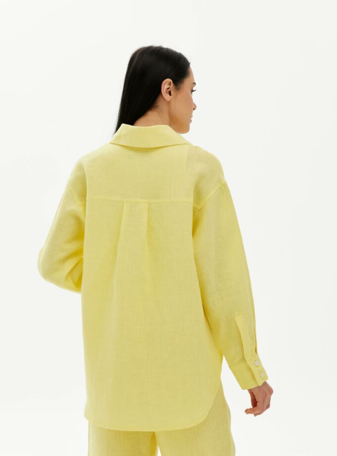 Лляна жіноча сорочка FEEL and FLY Rene Yellow