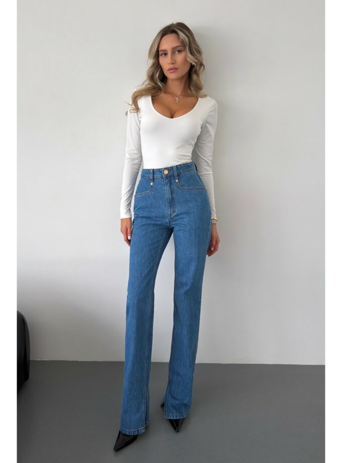 Джинси Aisenberg denim Linda сині