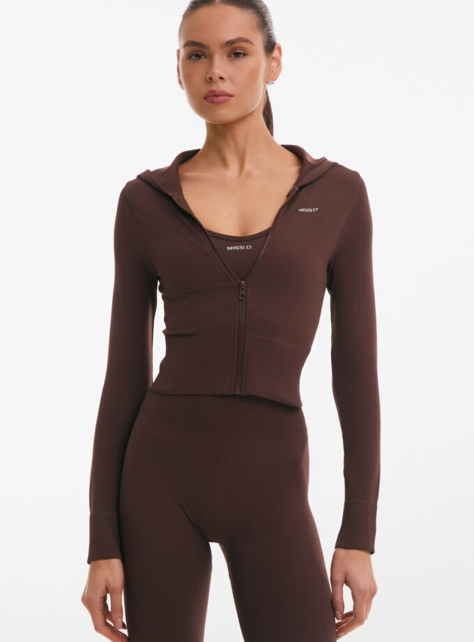 Кофта MISSD Kayla jacket шоколадний