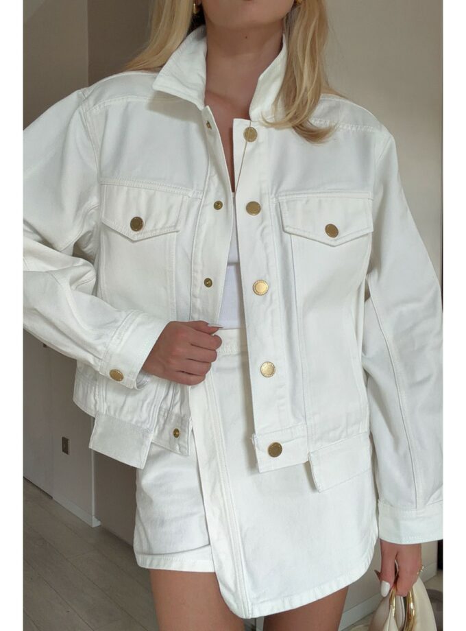 Куртка Aisenberg denim Hit біла