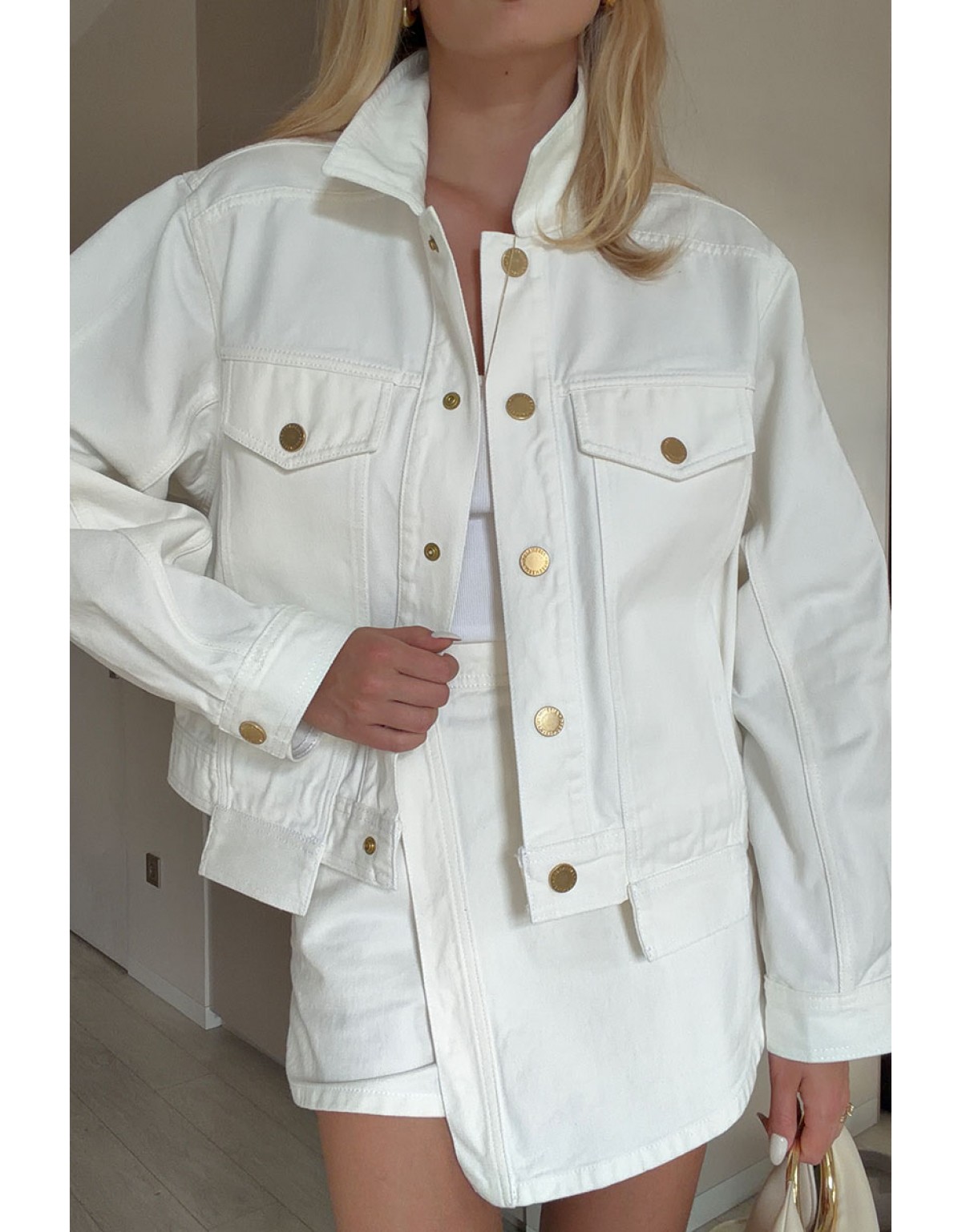 Куртка Aisenberg denim Hit біла