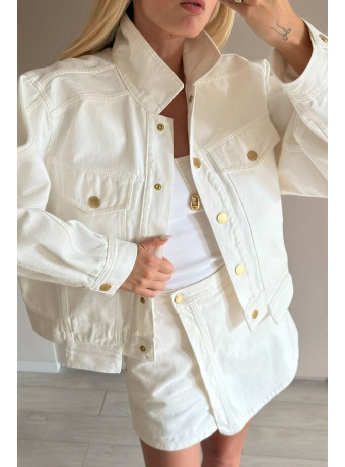 Куртка Aisenberg denim Hit біла