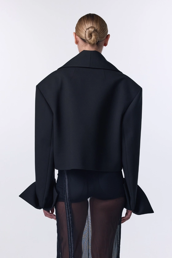 Пальто-жакет Bazhane Gliding jacket чорний