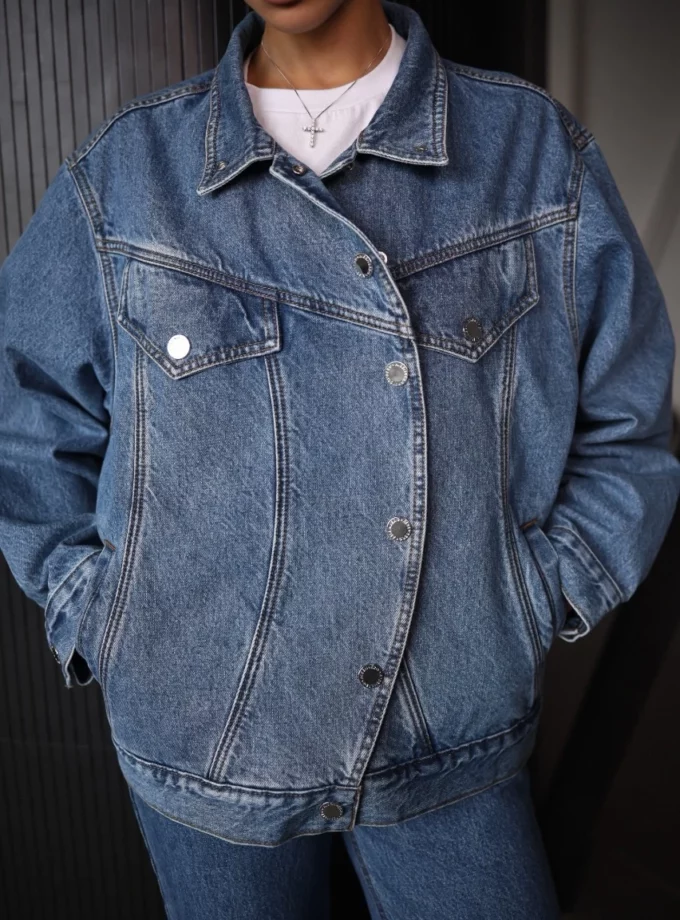 Куртка Aisenberg denim over NEW26 синя