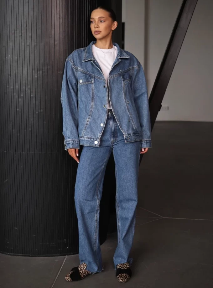 Куртка Aisenberg denim over NEW26 синя