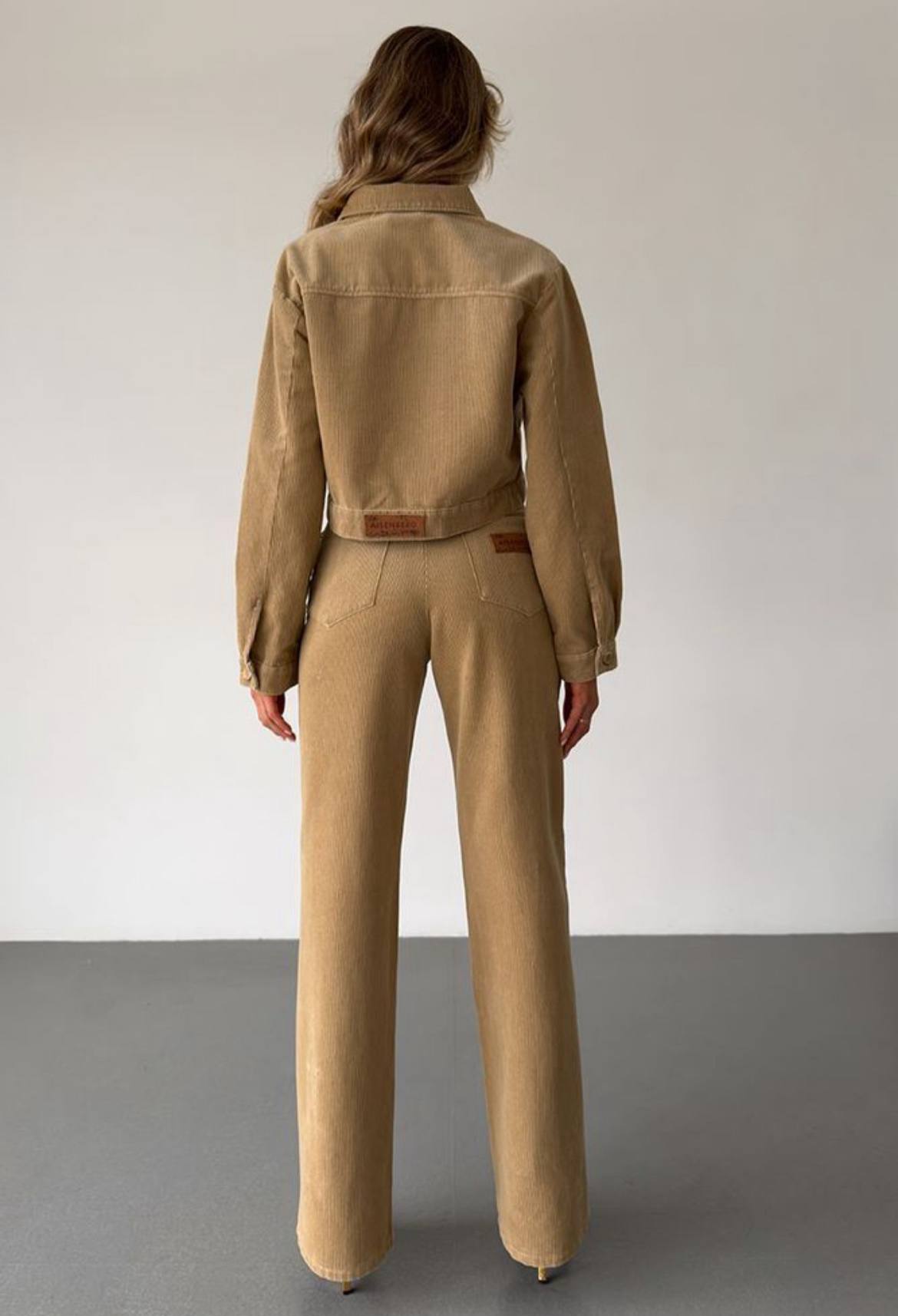 Брюки Aisenberg denim Velvet беж - Зображення 2