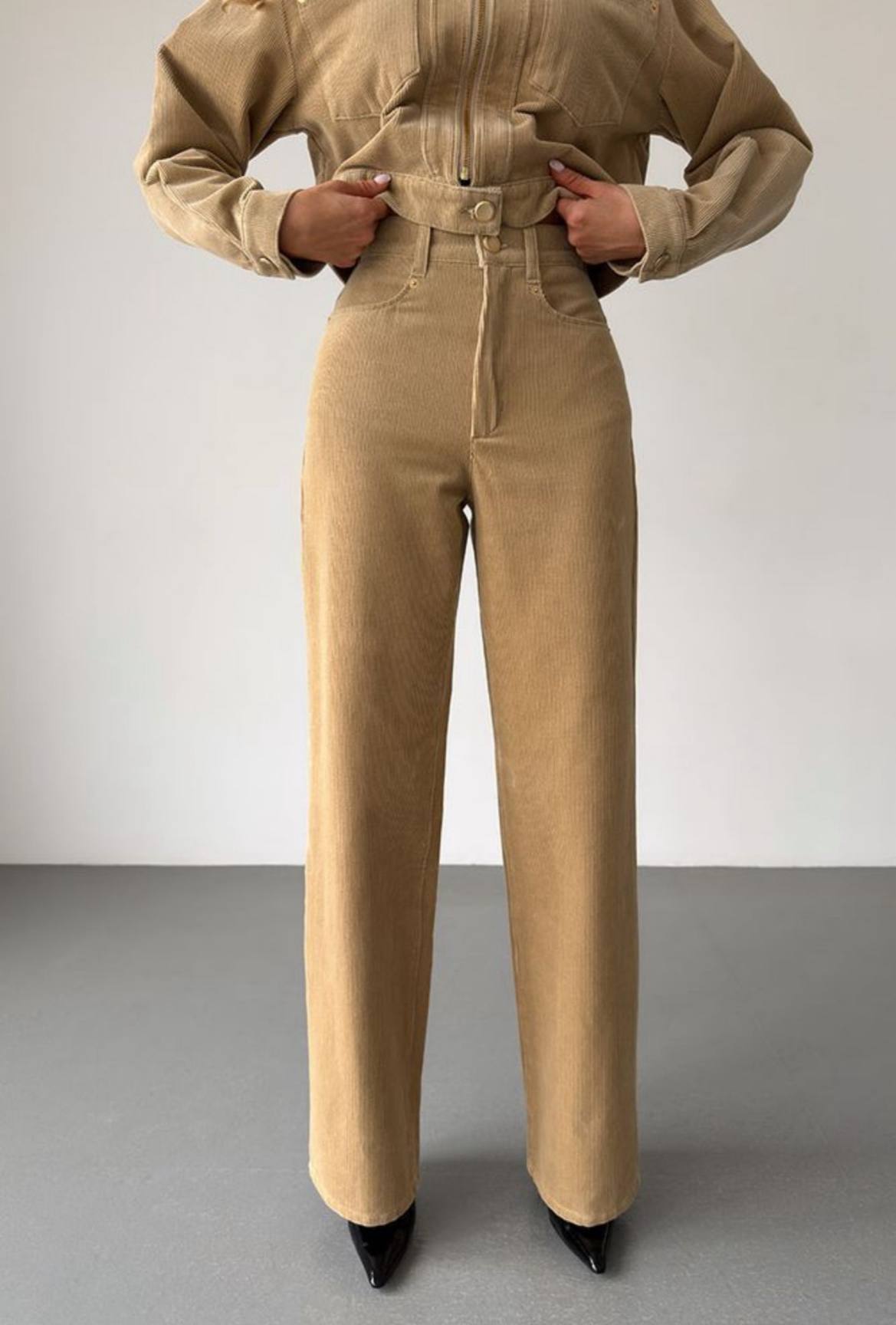 Брюки Aisenberg denim Velvet беж