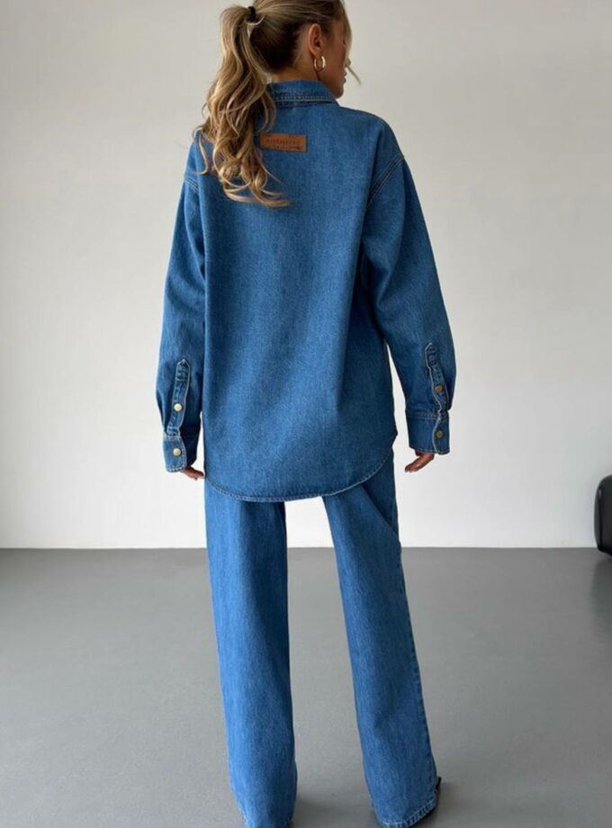 Сорочка Aisenberg denim синя
