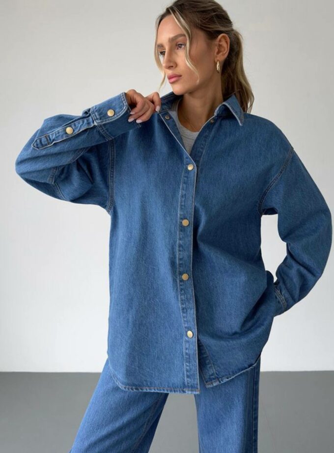 Сорочка Aisenberg denim синя