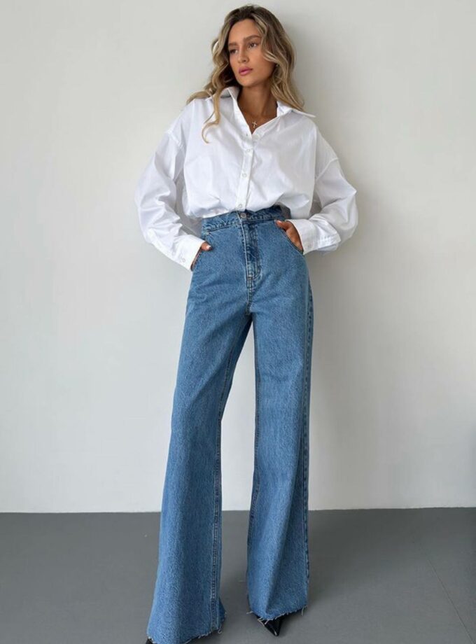 Джинси Aisenberg denim кльош ZOE блакитні