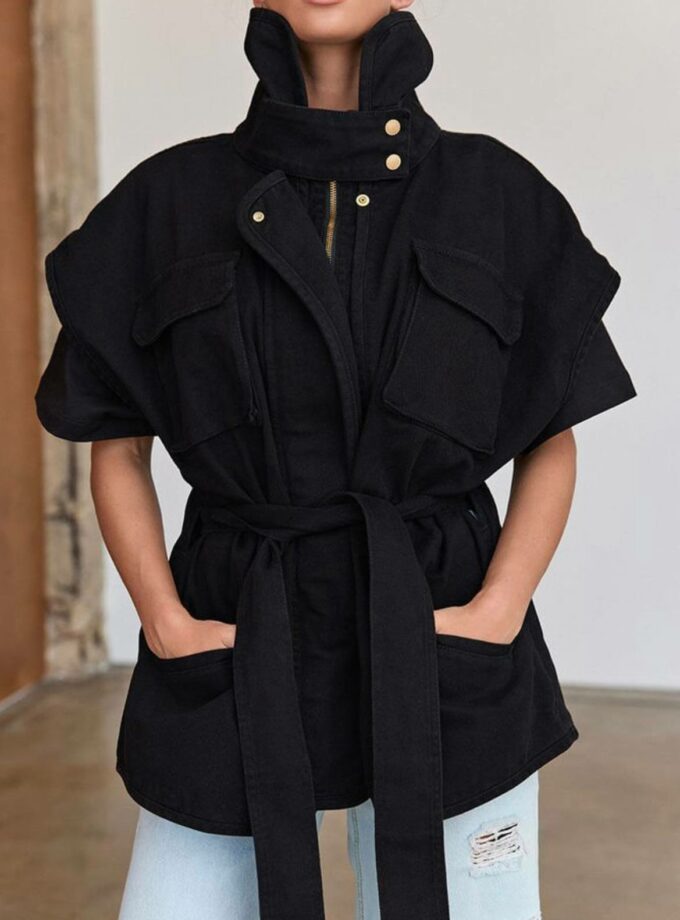Жилет Aisenberg denim чорний