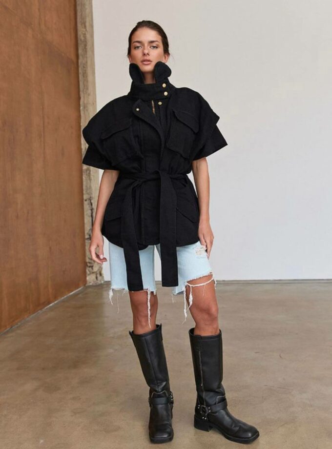 Жилет Aisenberg denim чорний