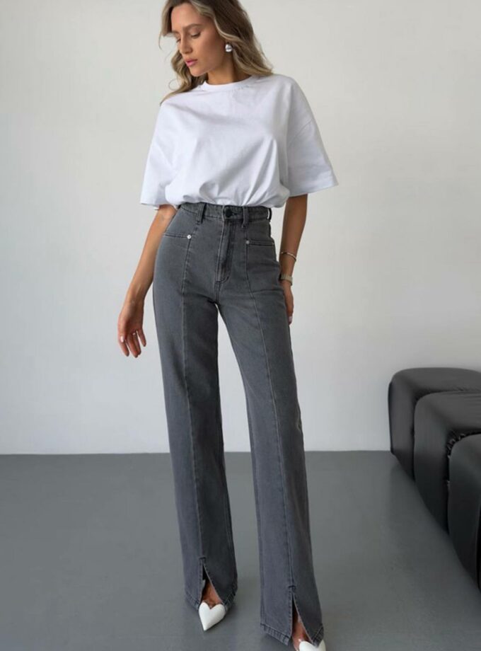Джинси Aisenberg denim Irma сірі
