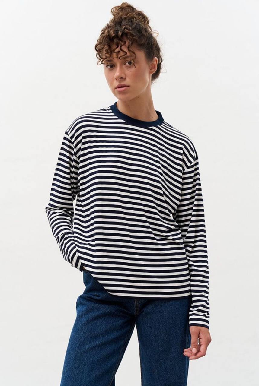 Бретонка Aisenberg denim темно-синя