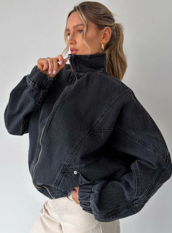 Бомбер Aisenberg Denim чорний