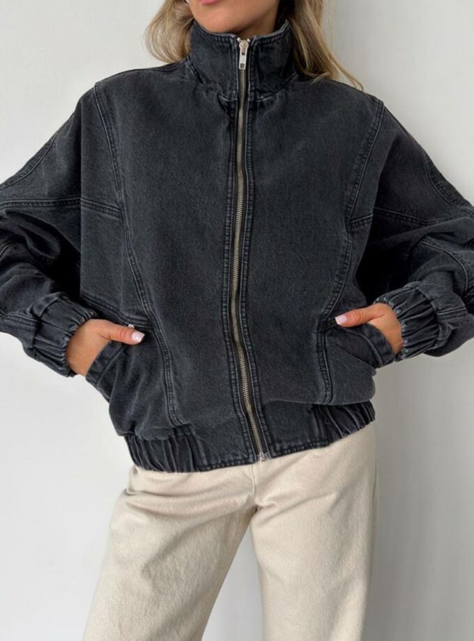 Бомбер Aisenberg Denim чорний