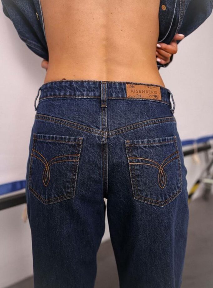 Джинси Aisenberg denim Iris темно-сині