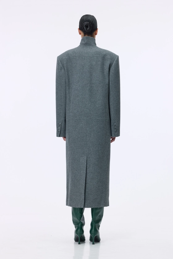 Пальто Bazhane Unwind coat сірий