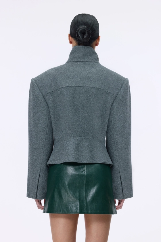 Пальто-жакет Bazhane Jockey jacket сірий