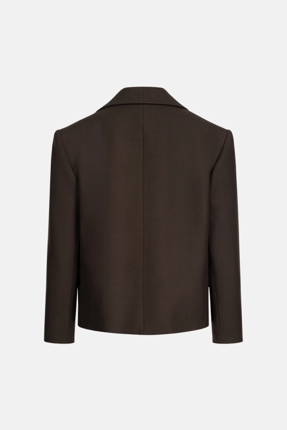 Пальто-жакет Bazhane Immense Jacket шоколадний
