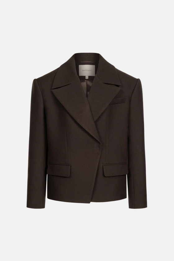 Пальто-жакет Bazhane Immense Jacket шоколадний