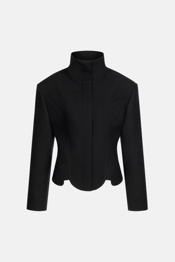 Пальто-жакет Bazhane Jockey jacket чорний