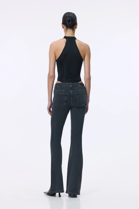 Джинси Bazhane Sway jeans з вишивкою BB logo сірий