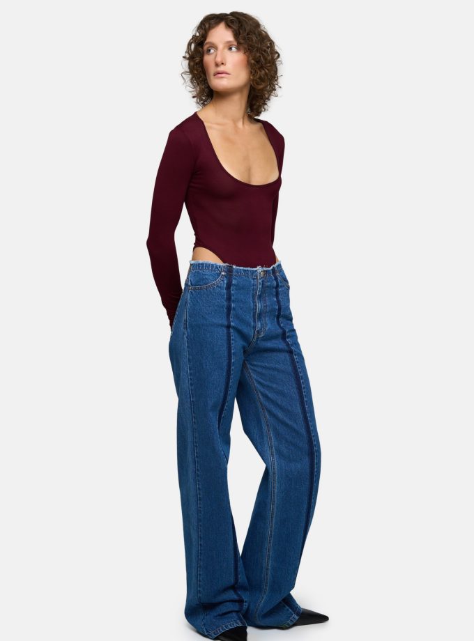 Джинси MATCH DENIM Wide Leg Seam blue