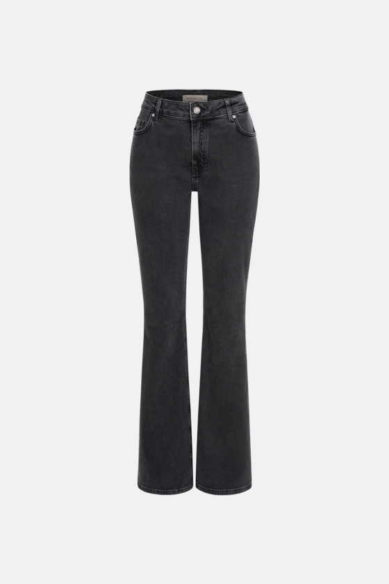 Джинси Bazhane Sway jeans з вишивкою BB logo сірий
