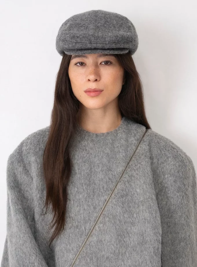 Кепка RB Wool-blend Ivy Cap сіра