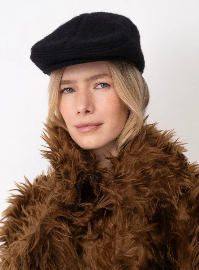 Кепка RB Wool-blend Ivy Cap чорна