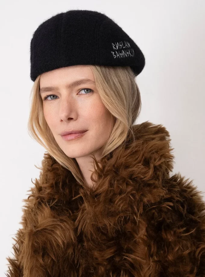 Кепка RB Wool-blend Ivy Cap чорна