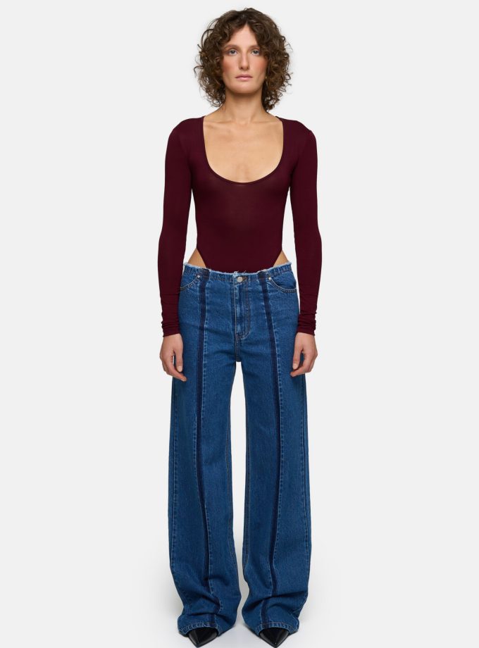 Джинси MATCH DENIM Wide Leg Seam blue