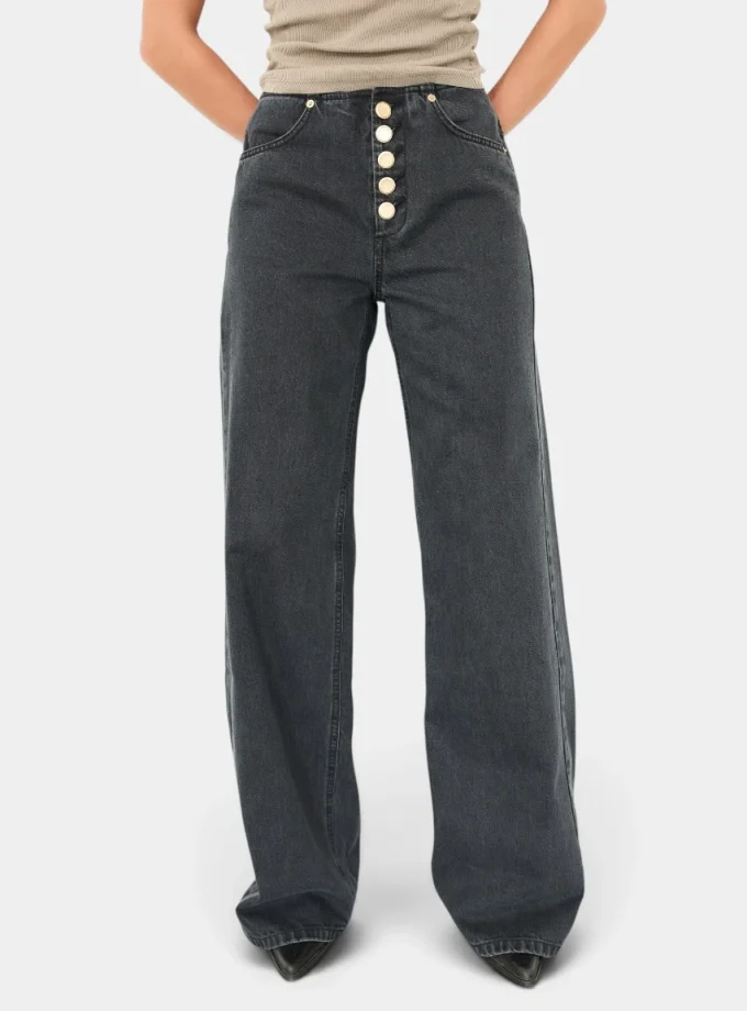 Джинси Aisenberg denim Buttons чорні