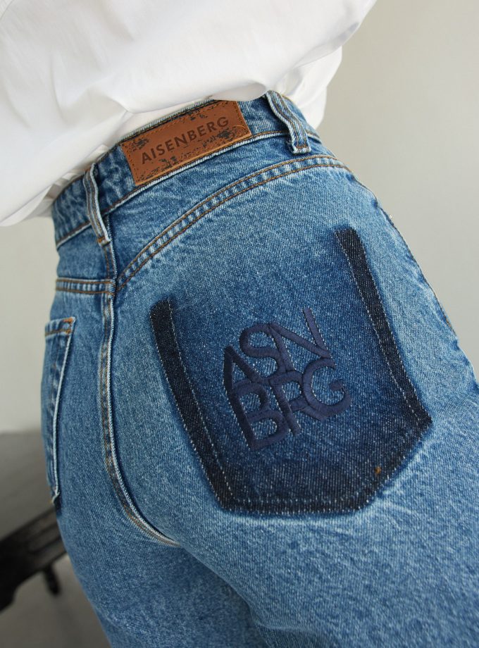 Джинси Aisenberg denim Olivia сині