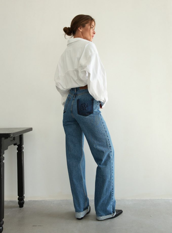 Джинси Aisenberg denim Olivia сині