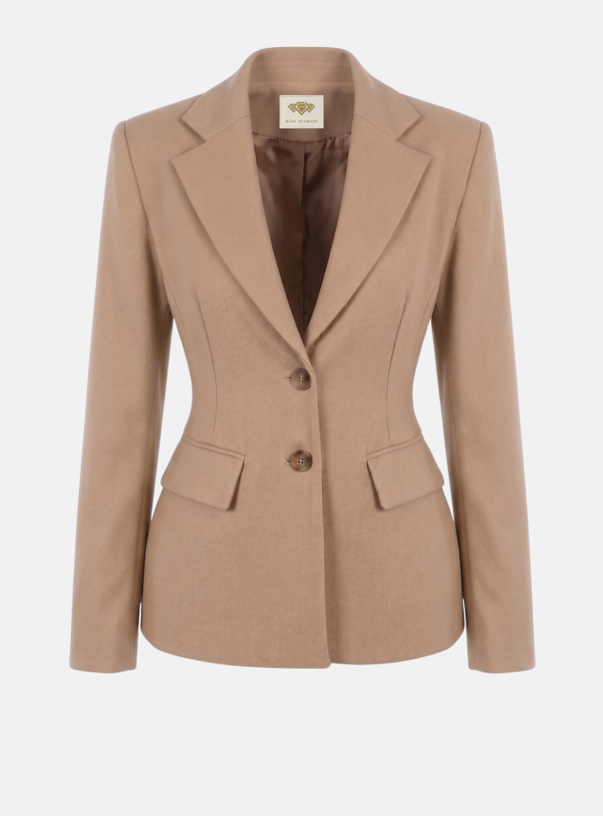 Жакет Miss Diamond приталений Elysia jacket карамель