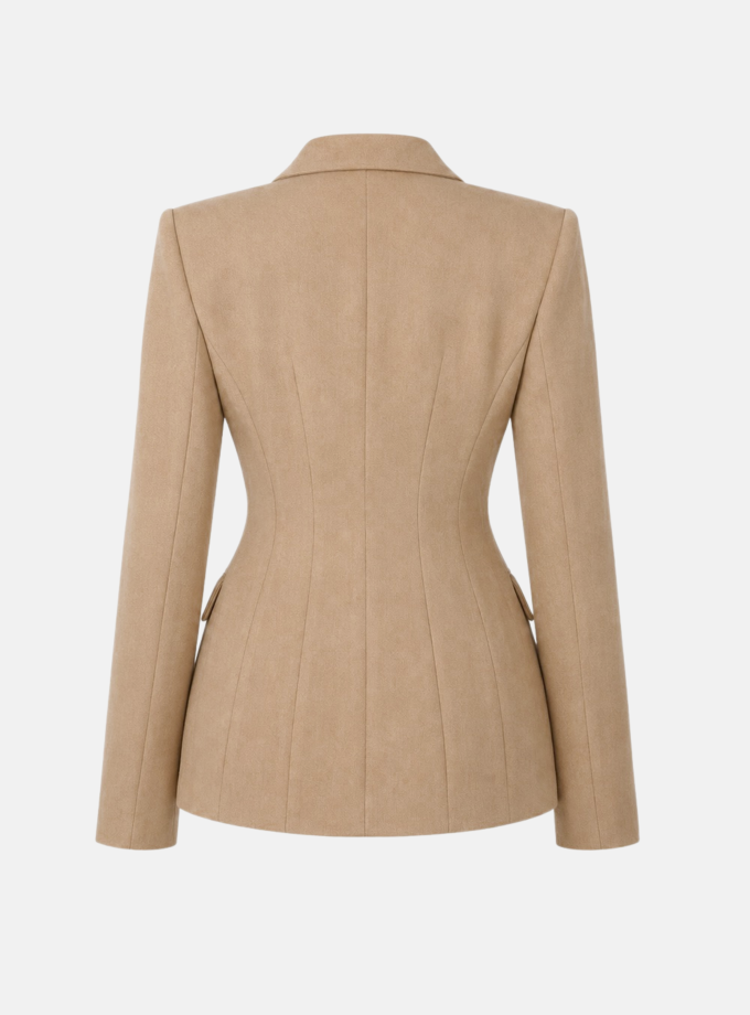 Жакет Miss Diamond приталений Elysia jacket карамель