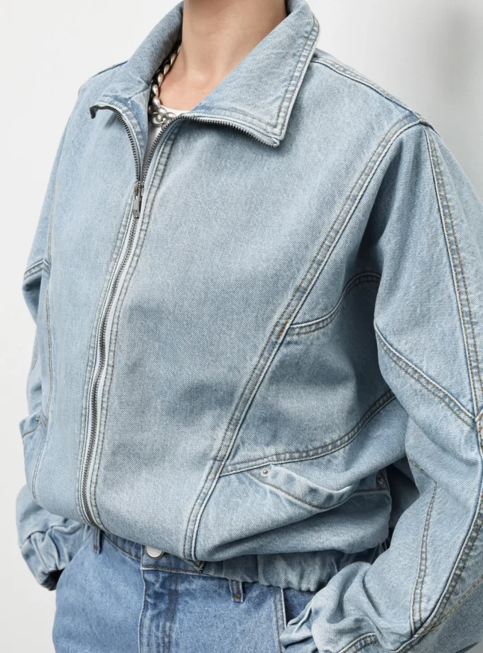 Бомбер Aisenberg Denim блакитний