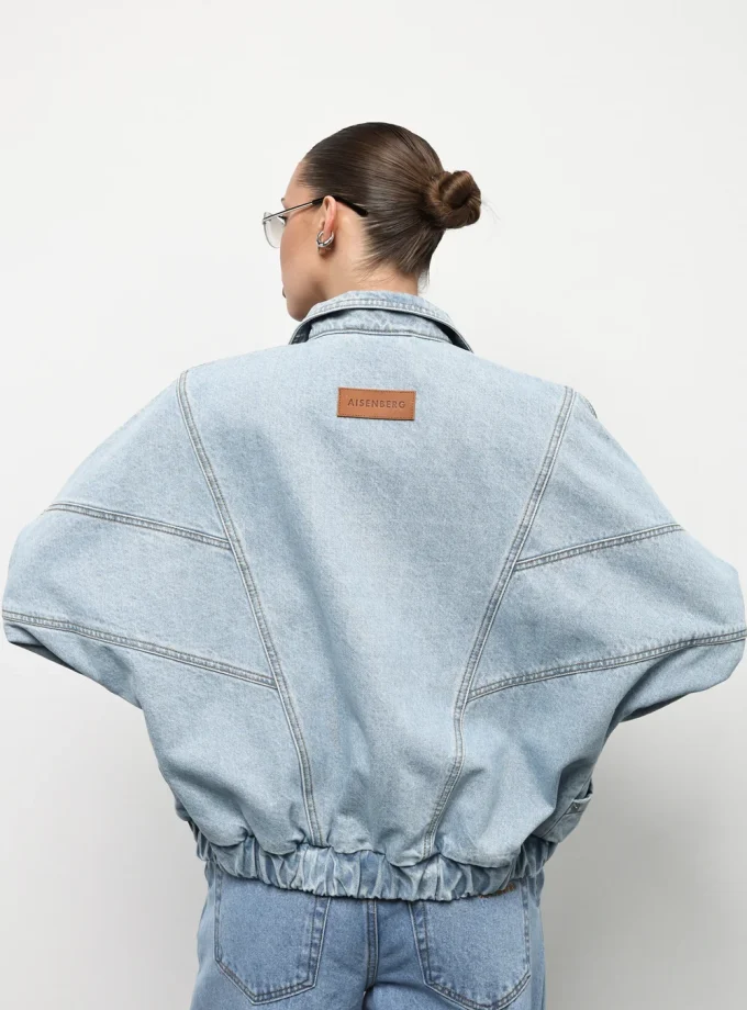 Бомбер Aisenberg Denim блакитний