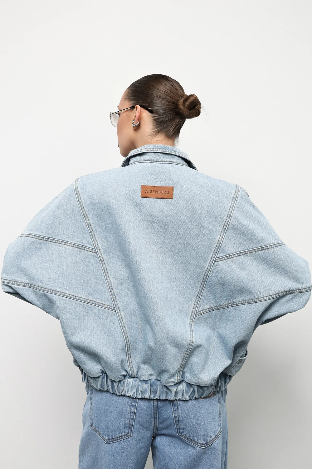 Бомбер Aisenberg Denim блакитний - Зображення 2