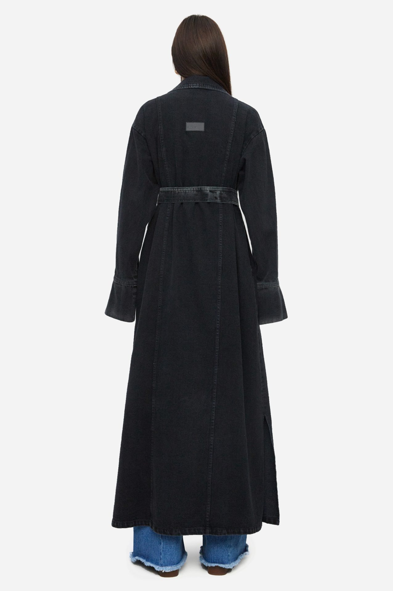Пальто MATCH DENIM Denim Coat in Black - Зображення 2