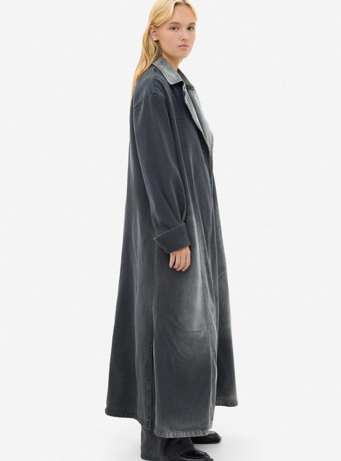 Пальто MATCH DENIM Denim Grey Coat