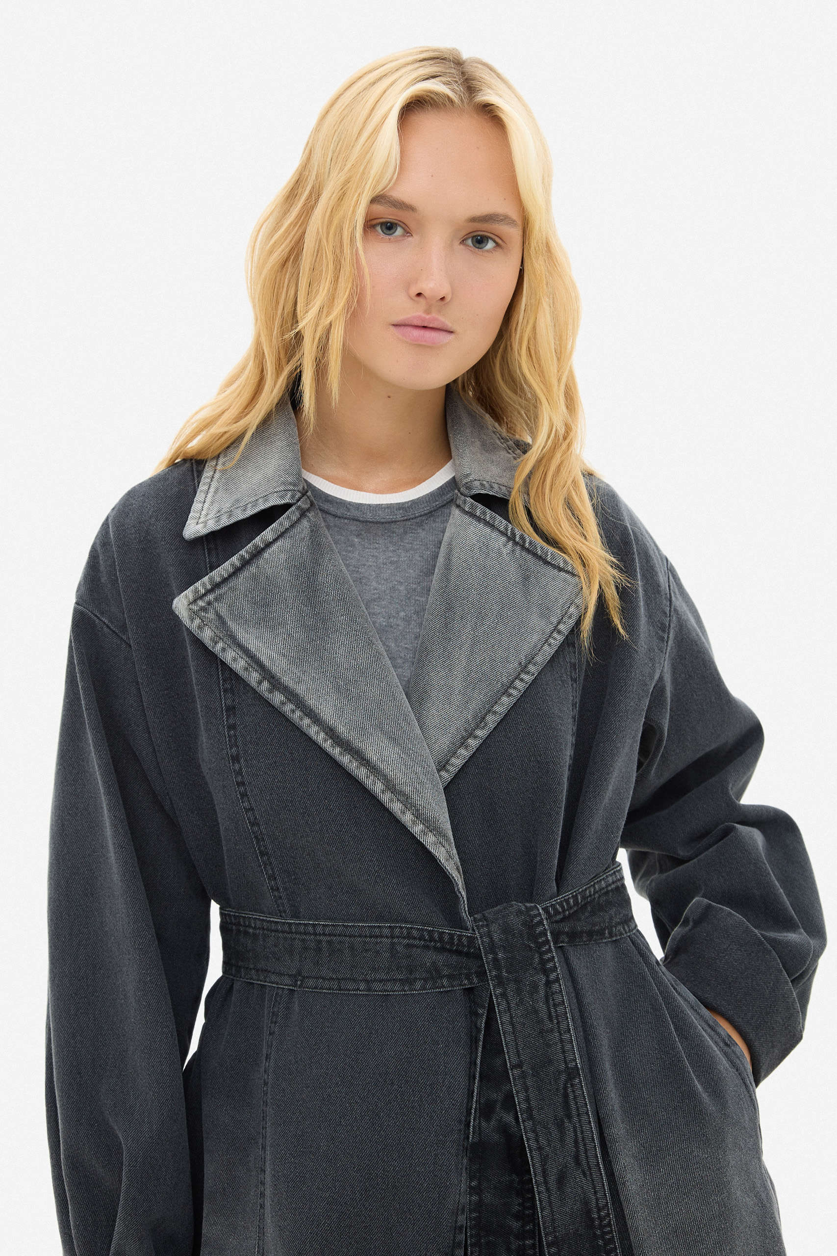 Пальто MATCH DENIM Denim Grey Coat - Зображення 3