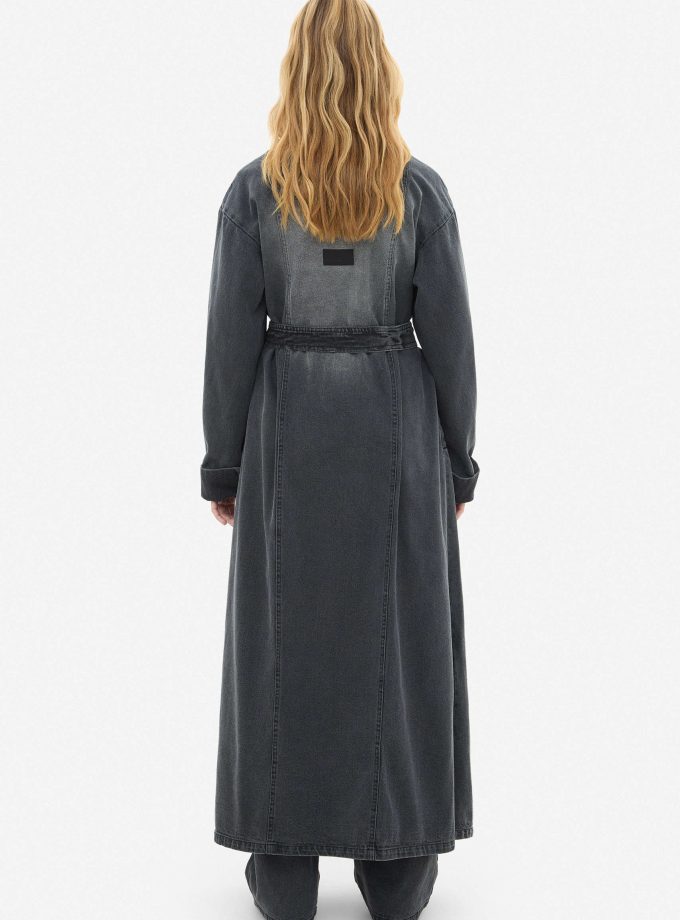 Пальто MATCH DENIM Denim Grey Coat