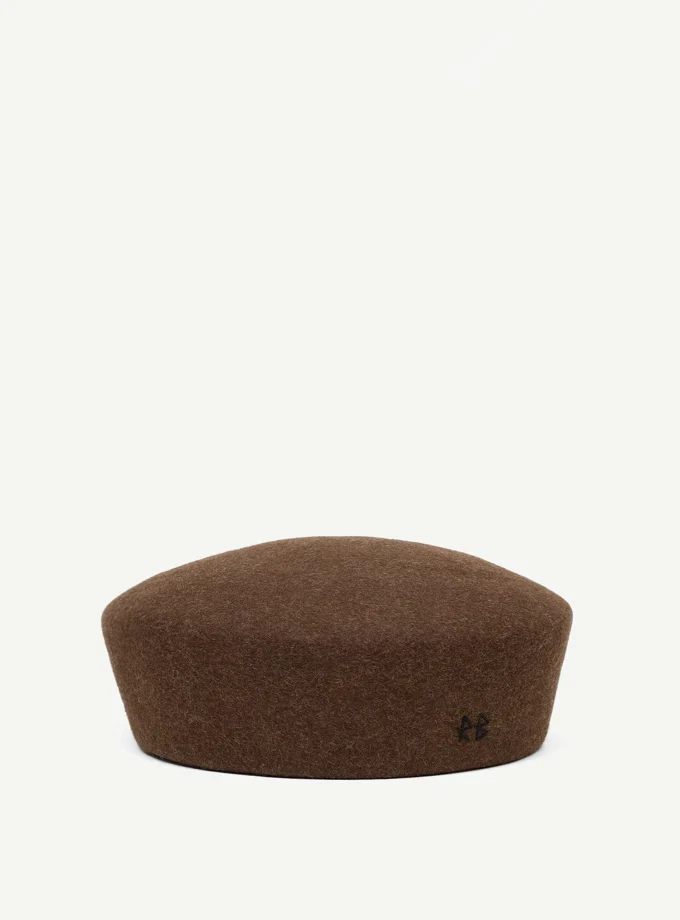 Капелюх RB Wool Felt Pillbox Hat коричневий