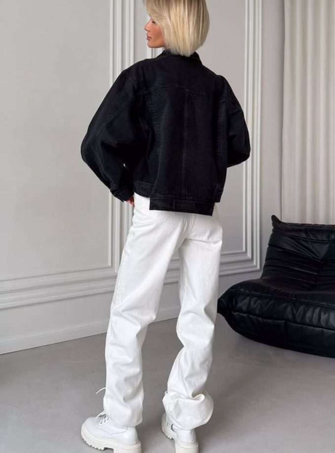 Куртка Aisenberg denim Hit чорна