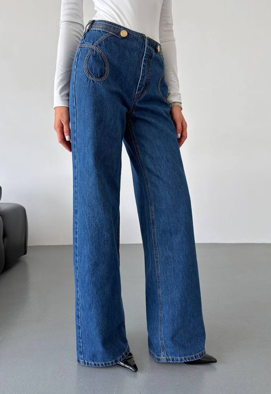 Джинси Aisenberg denim Vanessa синій - Зображення 3