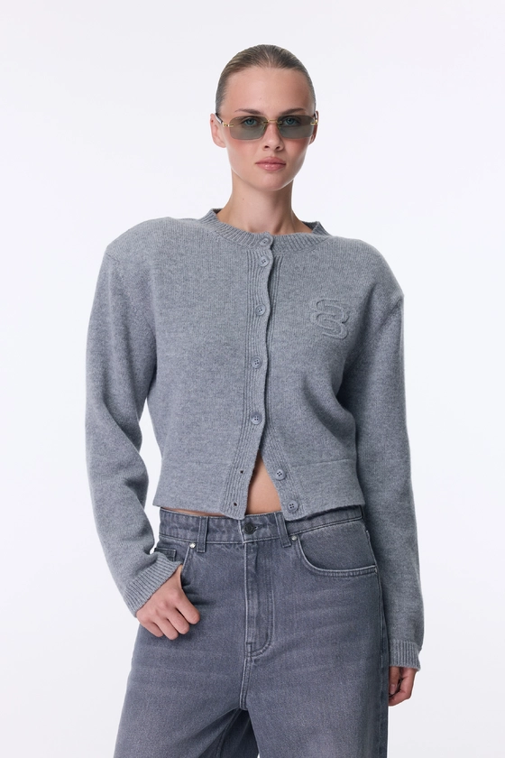 Кардиган Bazhane Pumped cardigan сірий